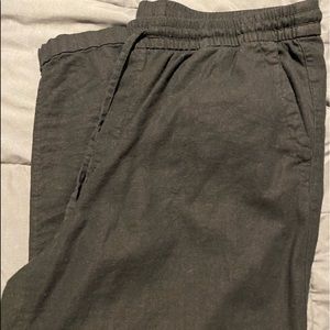 Old Navy Linen Cropped Pants size XL.